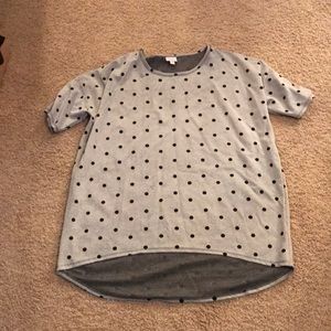 Super cute polka dot LuLaRoe Irma